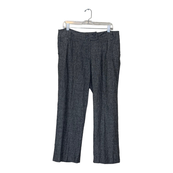 Cato gray straight leg office pants size 14P - Picture 3 of 9
